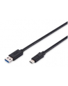 ASSMANN Kabel połączeniowy USB 3.0 SuperSpeed Typ USB A/USB C M/M czarny 1m - nr 26