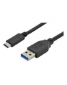 ASSMANN Kabel połączeniowy USB 3.0 SuperSpeed Typ USB A/USB C M/M czarny 1m - nr 27