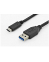 ASSMANN Kabel połączeniowy USB 3.0 SuperSpeed Typ USB A/USB C M/M czarny 1m - nr 30
