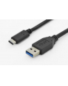 ASSMANN Kabel połączeniowy USB 3.0 SuperSpeed Typ USB A/USB C M/M czarny 1m - nr 4