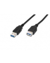 ASSMANN Kabel przedłużający USB 3.0 SuperSpeed Typ USB A/USB A M/Ż czarny 3,0m - nr 12