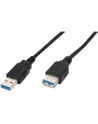 ASSMANN Kabel przedłużający USB 3.0 SuperSpeed Typ USB A/USB A M/Ż czarny 3,0m - nr 16