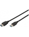 ASSMANN Kabel przedłużający USB 3.0 SuperSpeed Typ USB A/USB A M/Ż czarny 3,0m - nr 19