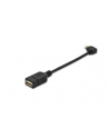 ASSMANN Kabel adapter USB2.0 HighSpeed OTG Typ microUSB B kątowy/USB A M/Ż 0,15m - nr 2