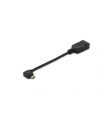 ASSMANN Kabel adapter USB2.0 HighSpeed OTG Typ microUSB B kątowy/USB A M/Ż 0,15m - nr 6
