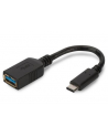 ASSMANN Kabel adapter USB 3.0 SuperSpeed OTG Typ USB C/USB A M/Ż czarny 0,15m - nr 11