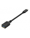ASSMANN Kabel adapter USB 3.0 SuperSpeed OTG Typ USB C/USB A M/Ż czarny 0,15m - nr 20