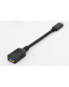 ASSMANN Kabel adapter USB 3.0 SuperSpeed OTG Typ USB C/USB A M/Ż czarny 0,15m - nr 27