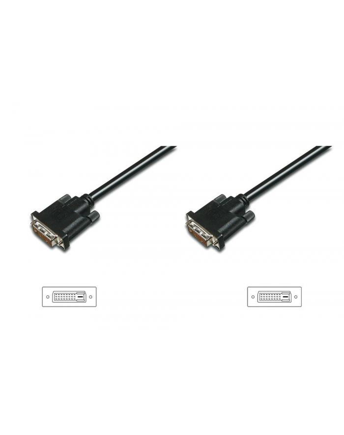 ASSMANN Kabel połączeniowy DVI-D DualLink Typ DVI-D (24+1)/DVI-D (24+1) M/M 2m główny
