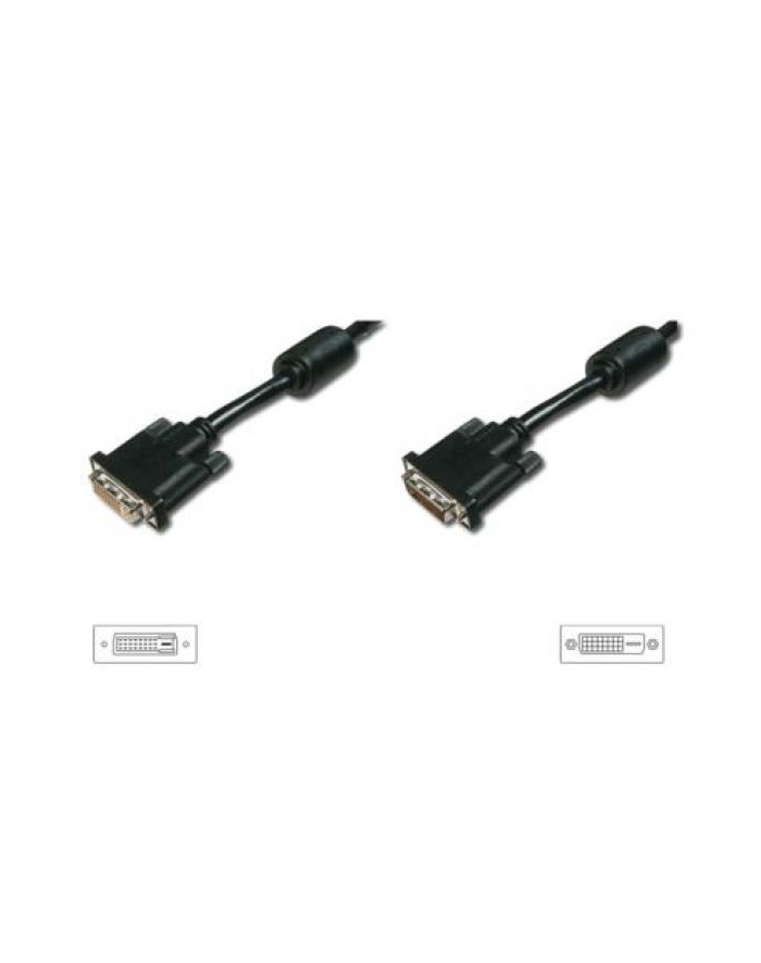 ASSMANN Kabel przedłużający DVI-D DualLink Typ DVI-D (24+1)/DVI-D (24+1) M/Ż 5m główny