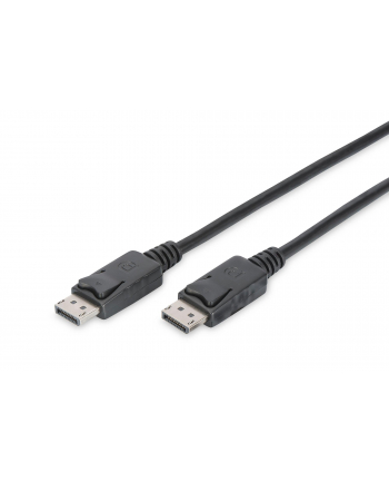ASSMANN Kabel połączeniowy DisplayPort 1.2 z zatrzaskami Typ DP/DP M/M czarny 5m
