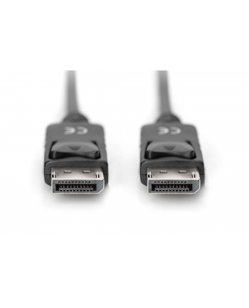 ASSMANN Kabel połączeniowy DisplayPort1.2 z zatrzaskami Typ DP/DP M/M czarny 10m