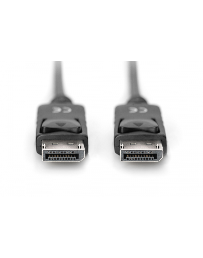 ASSMANN Kabel połączeniowy DisplayPort1.2 z zatrzaskami Typ DP/DP M/M czarny 10m główny