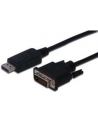 ASSMANN Kabel Displayport 1.1a z zatrzaskiem Typ DP/DVI-D (24+1) M/M czarny 5m - nr 10