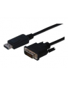 ASSMANN Kabel Displayport 1.1a z zatrzaskiem Typ DP/DVI-D (24+1) M/M czarny 5m - nr 12