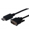ASSMANN Kabel Displayport 1.1a z zatrzaskiem Typ DP/DVI-D (24+1) M/M czarny 5m - nr 13