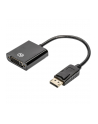 ASSMANN Kabel Displayport 1.1a z zatrzaskiem Typ DP/DVI-I(24+5) M/Ż czarny 0,15m - nr 23