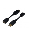 ASSMANN Kabel adapter Displayport1.1a z zatrzaskiem Typ DP/HDMIAM/Żczarny 0,15m - nr 10