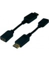 ASSMANN Kabel adapter Displayport1.1a z zatrzaskiem Typ DP/HDMIAM/Żczarny 0,15m - nr 13