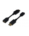 ASSMANN Kabel adapter Displayport1.1a z zatrzaskiem Typ DP/HDMIAM/Żczarny 0,15m - nr 2