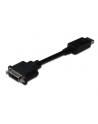 ASSMANN Kabel adapter DP. 1.1a z zatrzaskiem Typ DP/DVI-I(24+5) M/Ż czarny 0,15m - nr 14