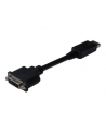 ASSMANN Kabel adapter DP. 1.1a z zatrzaskiem Typ DP/DVI-I(24+5) M/Ż czarny 0,15m - nr 15