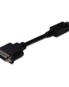 ASSMANN Kabel adapter DP. 1.1a z zatrzaskiem Typ DP/DVI-I(24+5) M/Ż czarny 0,15m - nr 19