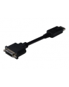 ASSMANN Kabel adapter DP. 1.1a z zatrzaskiem Typ DP/DVI-I(24+5) M/Ż czarny 0,15m - nr 26