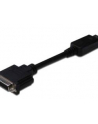 ASSMANN Kabel adapter DP. 1.1a z zatrzaskiem Typ DP/DVI-I(24+5) M/Ż czarny 0,15m - nr 4