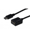 ASSMANN Kabel adapter Displayport1.1a z zatrzaskiem TypDP/DSUB15M/Ż czarny 0,15m - nr 15