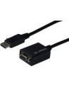 ASSMANN Kabel adapter Displayport1.1a z zatrzaskiem TypDP/DSUB15M/Ż czarny 0,15m - nr 25