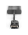 ASSMANN Kabel adapter Displayport1.1a z zatrzaskiem TypDP/DSUB15M/Ż czarny 0,15m - nr 28
