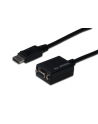 ASSMANN Kabel adapter Displayport1.1a z zatrzaskiem TypDP/DSUB15M/Ż czarny 0,15m - nr 9