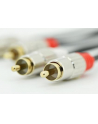 EDNET Kabel połączeniowy Audio Cinch Stereo Typ 2 x RCA/2 x RCA M/M czarny 1,5m - nr 2
