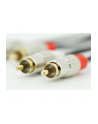 EDNET Kabel połączeniowy Audio Cinch Stereo Typ 2 x RCA/2 x RCA M/M czarny 1,5m - nr 8