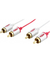 EDNET Kabel połączeniowy Audio Cinch Stereo Typ 2 x RCA/2 x RCA M/M czarny 10,0m - nr 8