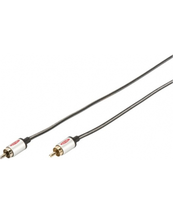EDNET Kabel połączeniowy Audio Cinch Mono Typ RCA/RCA M/M szary 10,0m