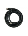 Gembird kabel antenowy koncentryczny TV/SAT RG6 F M/M, 1.5M, czarny - nr 1