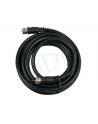 Gembird kabel antenowy koncentryczny TV/SAT RG6 F M/M, 1.5M, czarny - nr 2