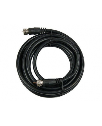 Gembird kabel antenowy koncentryczny TV/SAT RG6 F M/M, 1.5M, czarny