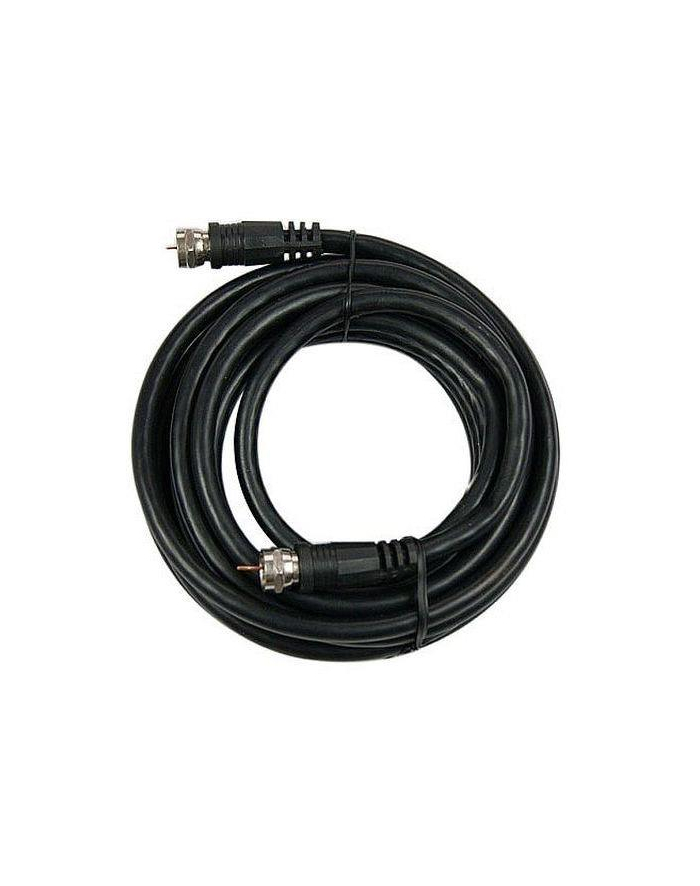 Gembird kabel antenowy koncentryczny TV/SAT RG6 F M/M, 1.5M, czarny główny