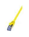 LOGILINK Patchcord Cat.6A 10G S/FTP PIMF PrimeLine 0,5m żółty - nr 14