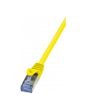 LOGILINK Patchcord Cat.6A 10G S/FTP PIMF PrimeLine 0,5m żółty - nr 8