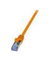 LOGILINK Patchcord Cat.6A 10G S/FTP PIMF PrimeLine 0,5m pomarańczowy - nr 10