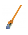 LOGILINK Patchcord Cat.6A 10G S/FTP PIMF PrimeLine 0,5m pomarańczowy - nr 4