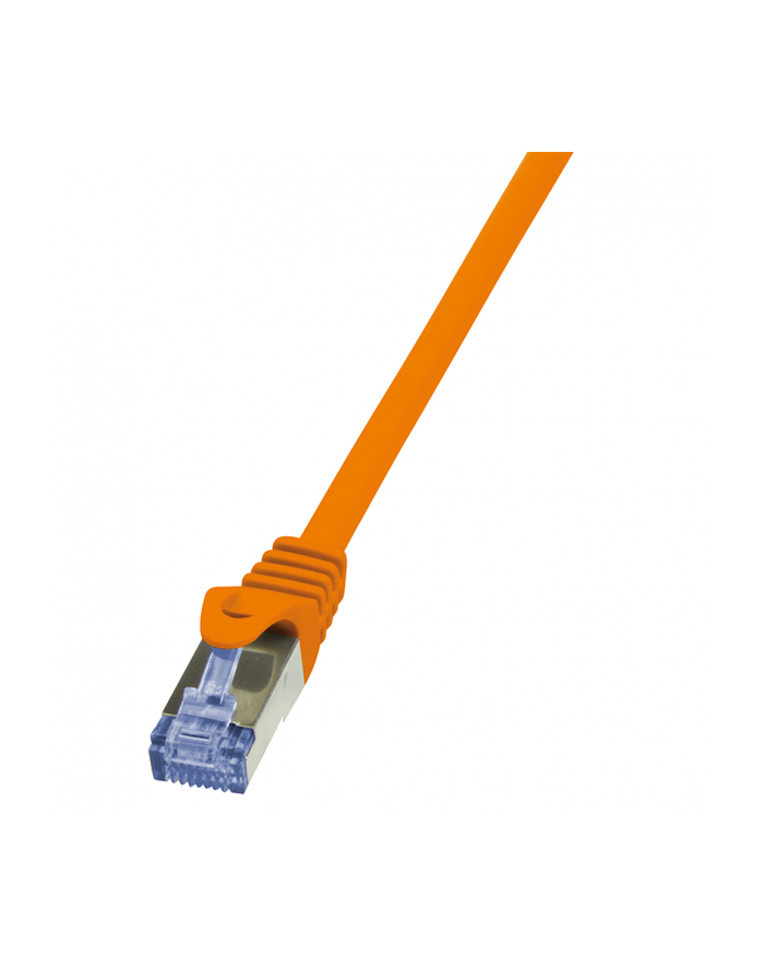 LOGILINK Patchcord Cat.6A 10G S/FTP PIMF PrimeLine 1,5m pomarańczowy główny