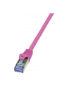 LOGILINK Patchcord Cat.6A 10G S/FTP PIMF PrimeLine 3m różowy - nr 11