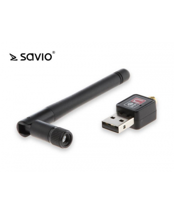 SAVIO CL-63 Adapter WIFI na USB 150Mbps
