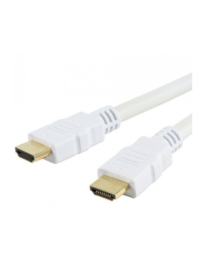 Techly Kabel monitorowy HDMI-HDMI M/M Ethernet 3D 4K, 1m, biały główny