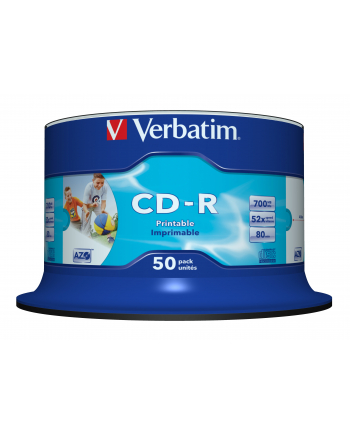 CD-R Verbatim AZO Printable No ID 50szt